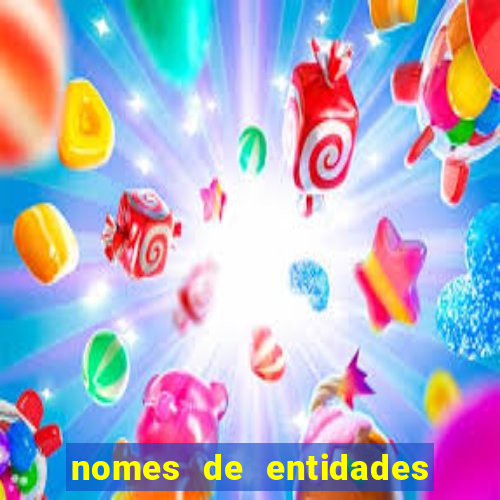 nomes de entidades do mal